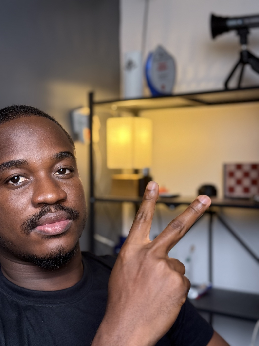 Nonso in his studio
